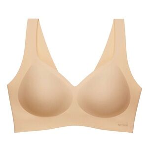 Neiwai Barely Zero Plunge Bra in Peach Pure (one size)